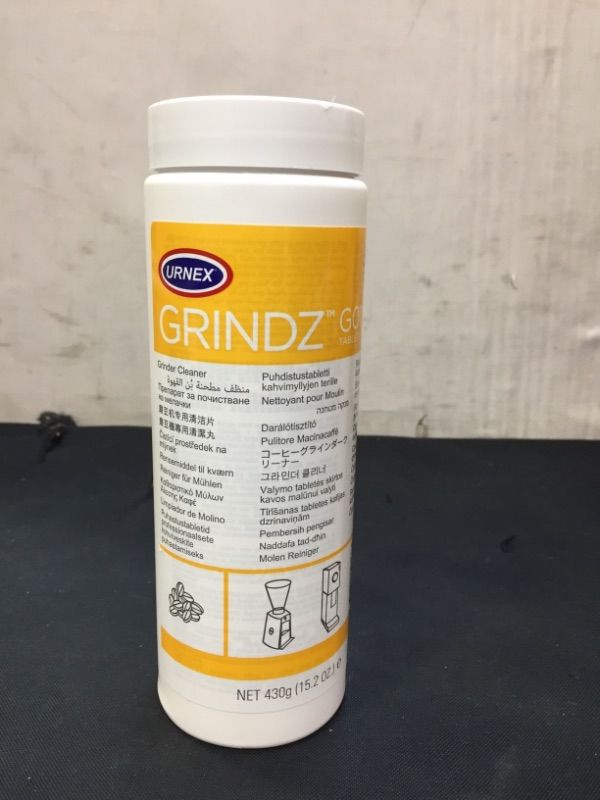 Photo 2 of Urnex Grindz Professional Coffee Grinder Cleaning Tablets - 430 Grams - All Natural Food Safe Gluten Free - Cleans Burr and Casing - Help Extend Life of Your Grinder 430g