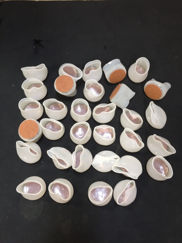 Photo 1 of 32 Pcs Chair Leg Covers, TOGAVE Silicone Furniture Protection Cover for Hardwood Floors, Free Moving Protector Caps to Prevent Floor Scratches and Reduce Noise, Translucence 32pcs