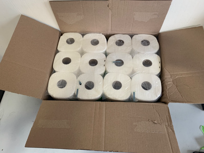 Photo 2 of Amazon Basics 2-Ply Paper Towels, Flex-Sheets, 6 Rolls (Pack of 2), 12 Value Rolls total
