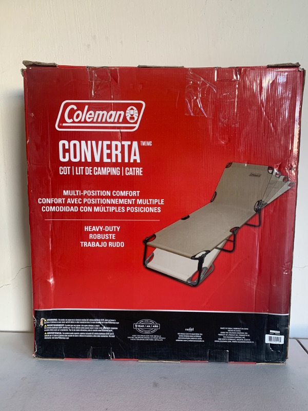 Photo 6 of Coleman Converta Folding Cot