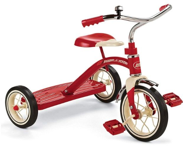 Photo 1 of Radio Flyer Classic Red 10" Tricycle for Toddlers Ages 2-4, Toddler Bike