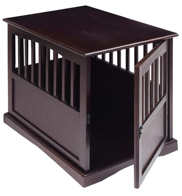 Photo 1 of Casual Home Wooden Medium Pet Crate, End Table, Espresso