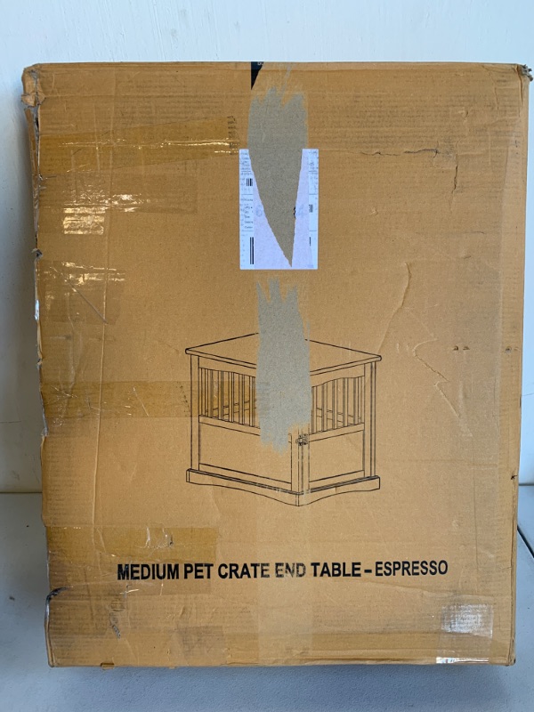 Photo 5 of Casual Home Wooden Medium Pet Crate, End Table, Espresso