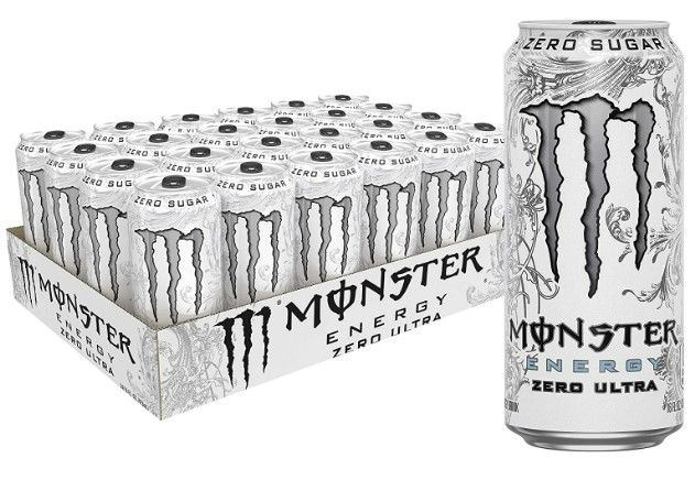 Photo 1 of Monster Energy Zero Ultra, Sugar Free Energy Drink, 16 Ounce (Pack of 24)