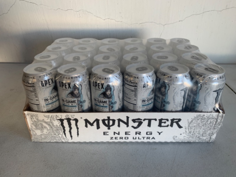 Photo 2 of Monster Energy Zero Ultra, Sugar Free Energy Drink, 16 Ounce (Pack of 24)