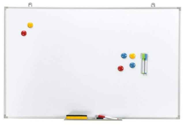 Photo 1 of Magnetic Whiteboard/ Dry Erase Board 24 x 36 Inch, Ultra-Slim & Lightweight Wall Mount White Board, Aluminum Frame