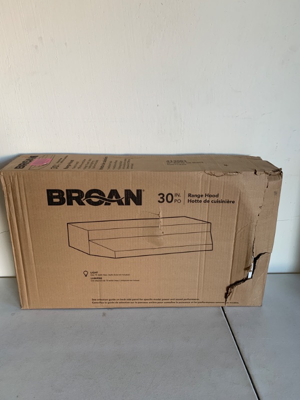 Photo 4 of Broan-NuTone 413001 Non-Ducted Ductless Range Hood with Lights Exhaust Fan for Under Cabinet, 30-Inch, White