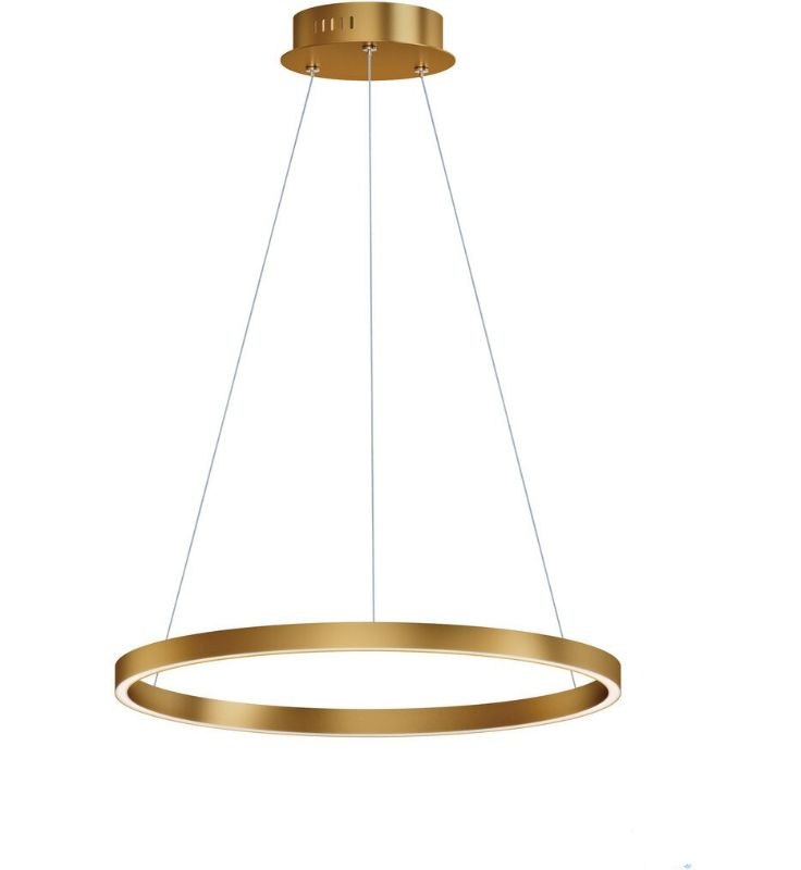Photo 1 of GOLD 16 INCH" Wide Integrated LED Suspension Pendant