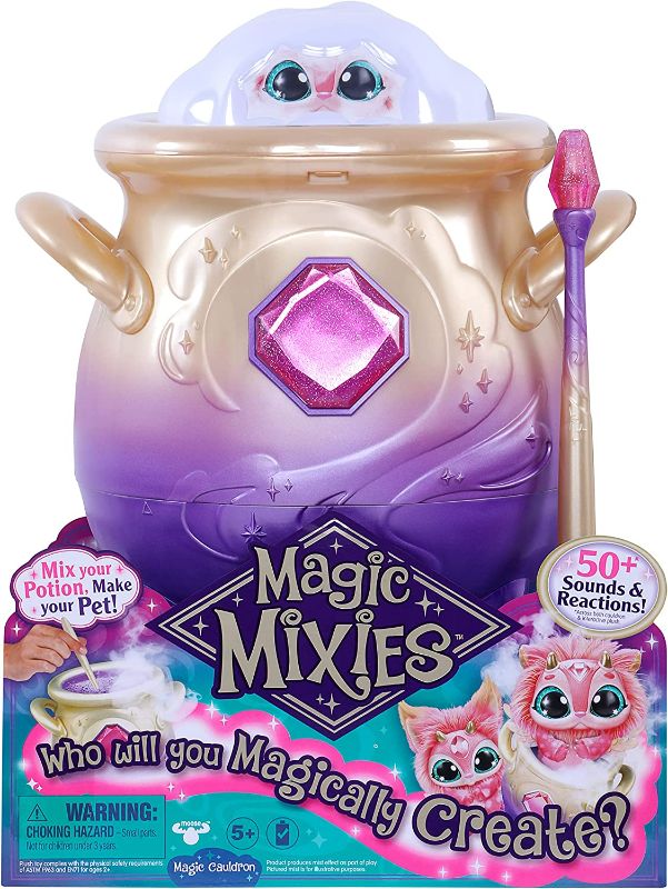 Photo 1 of Magic Mixies Magical Misting Cauldron with Interactive 8 inch Pink Plush Toy and 50+ Sounds and Reactions
