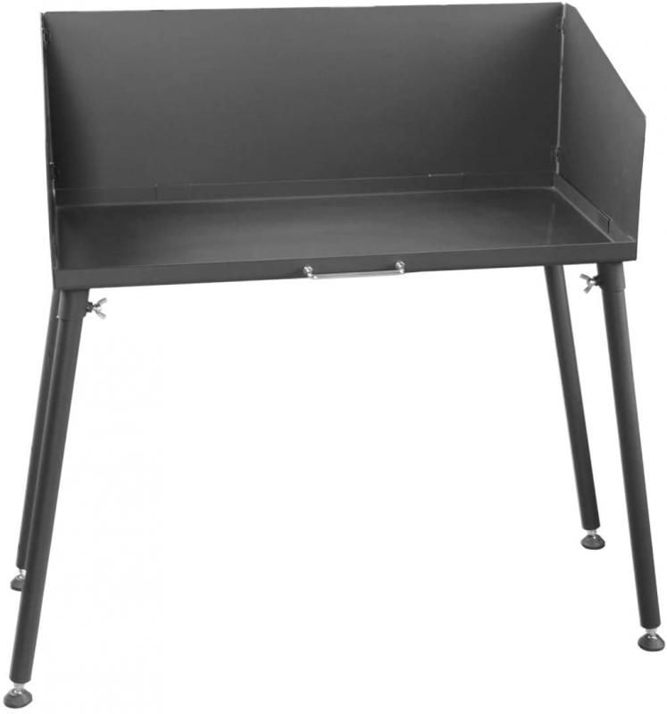 Photo 1 of Stanbroil 30 Inch Camp Cooking Table with Legs Fits 2 Camp Dutch Ovens, Black
