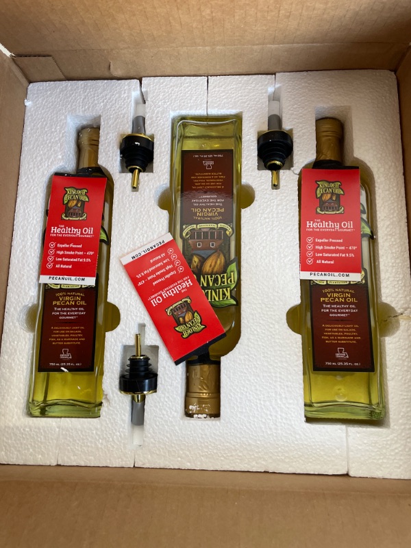 Photo 4 of Kinloch Plantation Products Pecan Oil, Three (3) 750 ML Bottles
