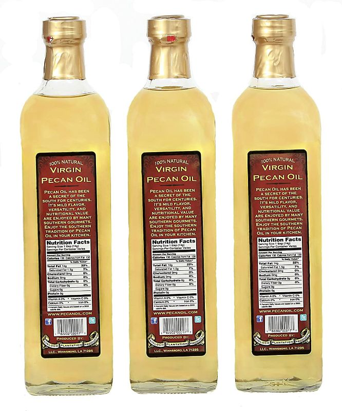Photo 2 of Kinloch Plantation Products Pecan Oil, Three (3) 750 ML Bottles
