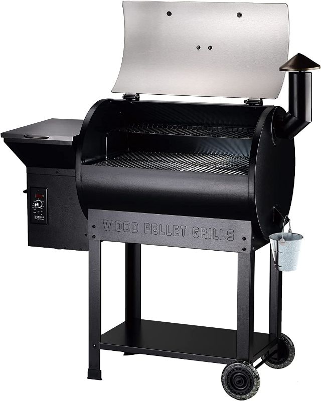 Photo 1 of Z Grills Wood Pellet Grill & Smoker, 8 in 1 BBQ Grill for Outdoor Cooking, Auto Temperature Control, 697 sq in Cooking Area, 7002E
