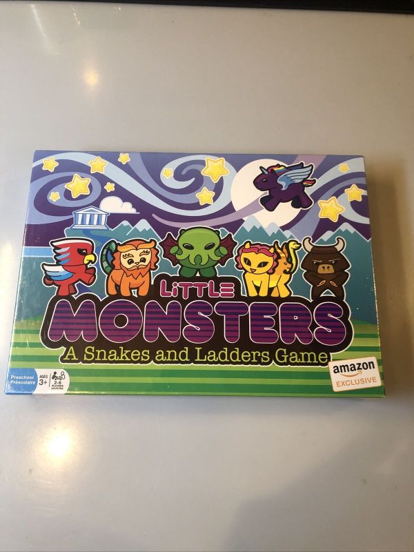 Photo 1 of Little Monsters a Snakes and Ladders Game Ages 3+ ~NEW in Box~