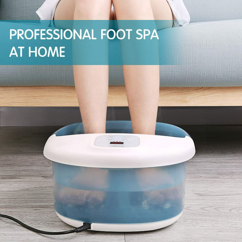 Photo 1 of Gasky Foot Spa Massager with Heat Bubbles Vibration Shiatsu

