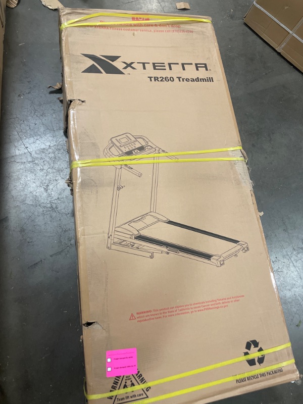 Photo 1 of XTERRA Fitness TR Folding Treadmill, 250 LB Weight Capacity
