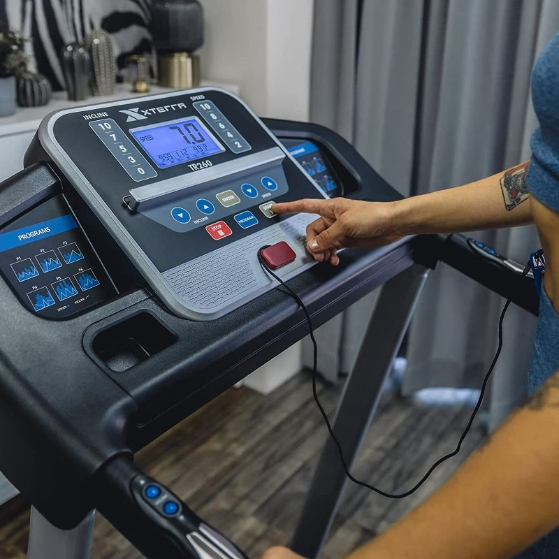 Photo 3 of XTERRA Fitness TR Folding Treadmill, 250 LB Weight Capacity
