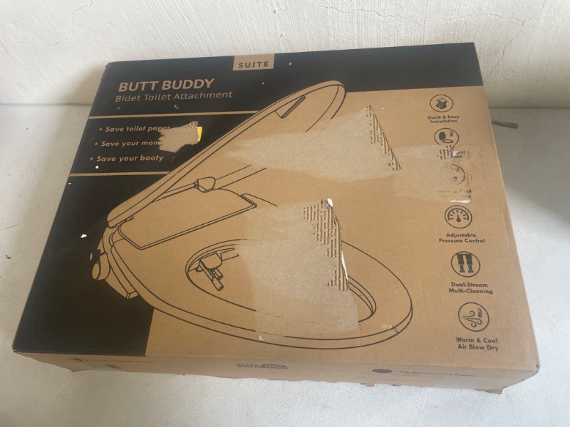Photo 6 of BUTT BUDDY Suite - Smart Bidet Toilet Seat Attachment & Fresh Water Sprayer (Cool & Warm Temperature Control | Dual-Nozzle Cleaning, Adjustable Pressure | Easy Setup, Universal Fit)

