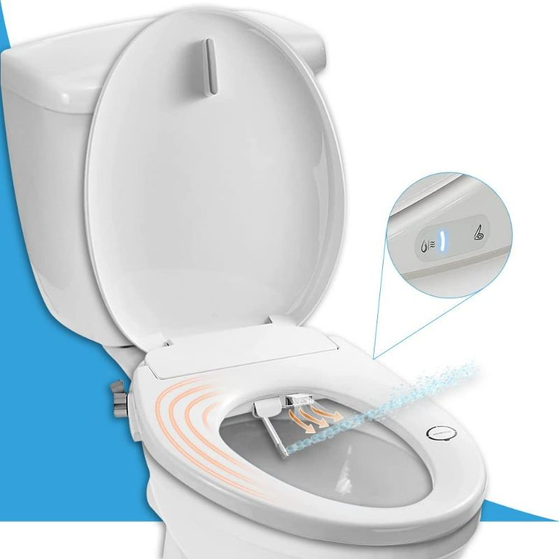 Photo 1 of BUTT BUDDY Suite - Smart Bidet Toilet Seat Attachment & Fresh Water Sprayer (Cool & Warm Temperature Control | Dual-Nozzle Cleaning, Adjustable Pressure | Easy Setup, Universal Fit)

