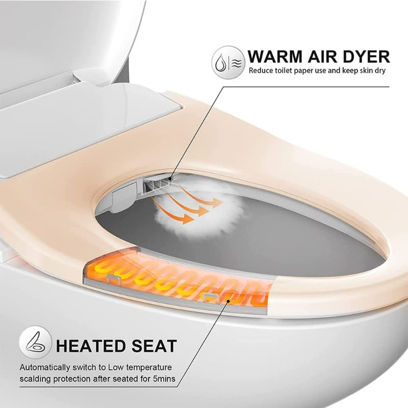 Photo 2 of BUTT BUDDY Suite - Smart Bidet Toilet Seat Attachment & Fresh Water Sprayer (Cool & Warm Temperature Control | Dual-Nozzle Cleaning, Adjustable Pressure | Easy Setup, Universal Fit)
