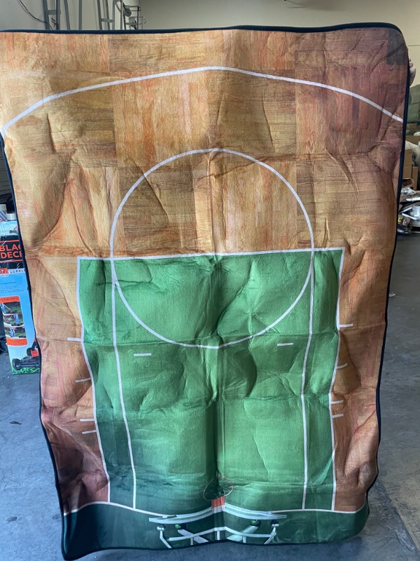 Photo 1 of kids basketball hoop rug new 