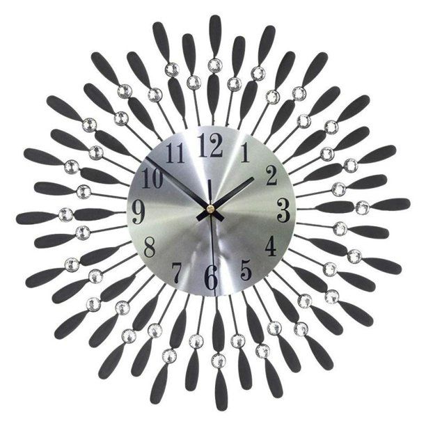 Photo 1 of Decorative Wall Clock Modern Wall Sticker Clock Creative Sticker Watches Silent Indoor Ornaments
