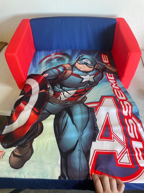 Photo 4 of Delta Children Cozee Flip Sofas, Avengers
