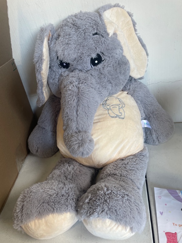 Photo 2 of Large Elephant Teddy Soft Stuffed Plush Toy
