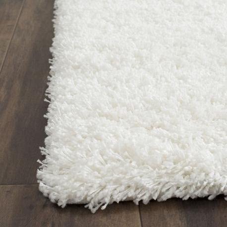 Photo 1 of SAFAVIEH California Premium Shag Collection 8' x 10' White SG151 Non-Shedding Living Room Bedroom Dining Room Entryway Plush 2-inch Thick Area Rug
