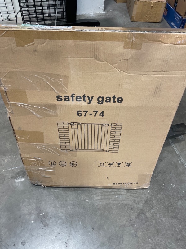 Photo 2 of WHITE BABY GATE 67-74 INCH EXPANSION