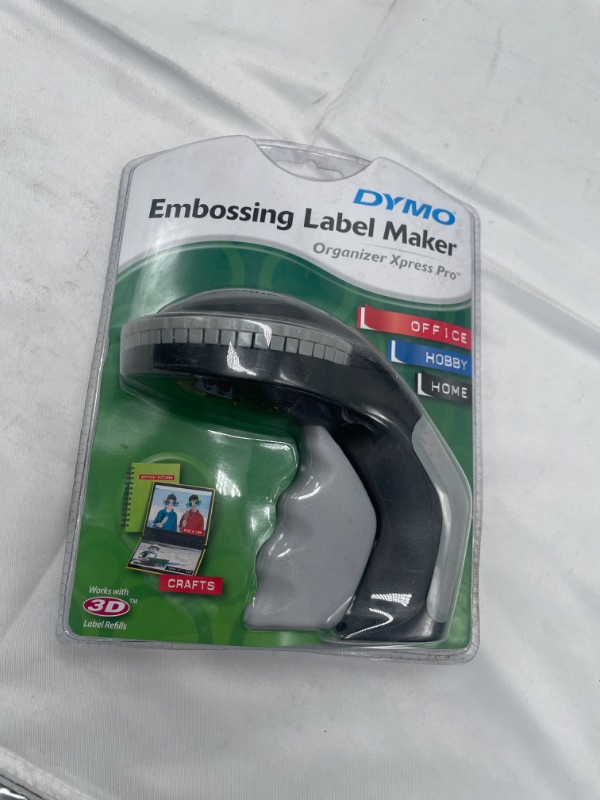 Photo 2 of DYMO Embossing Label Maker with 3 Label Tapes 12966 Machine + 3 tapes