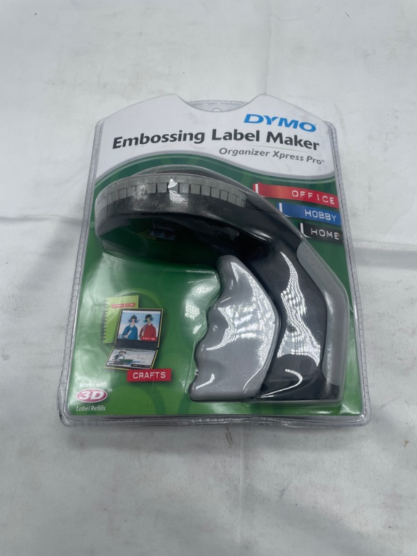 Photo 2 of DYMO Embossing Label Maker with 3 Label Tapes 12966 Machine + 3 tapes