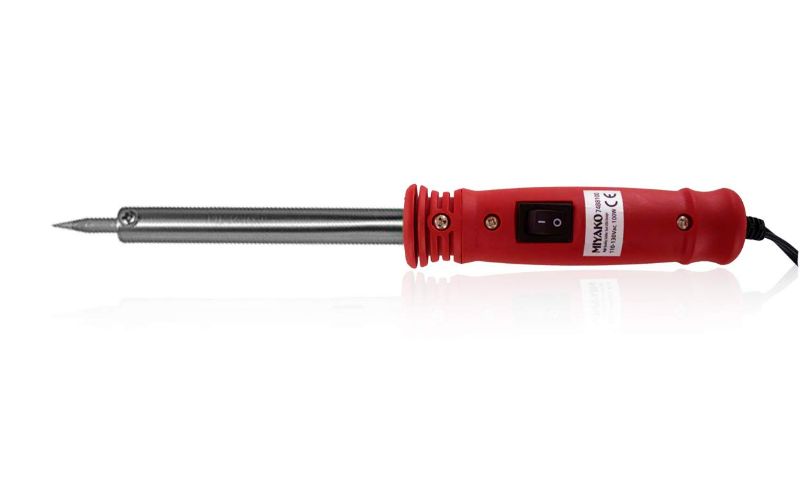 Photo 3 of MIYAKO USA 50 Watts Heavy Duty Soldering Iron, High-Performance Pencil Welder with Reinforced Plastic and Rubber Handle, Replaceable Tip and Power Switch (74B850)
