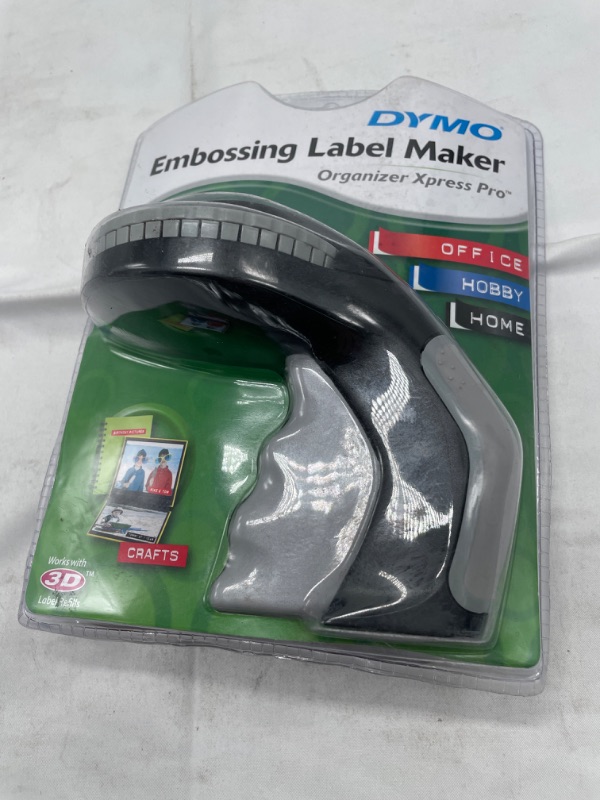 Photo 2 of DYMO Embossing Label Maker with 3 Label Tapes 12966 Machine + 3 tapes