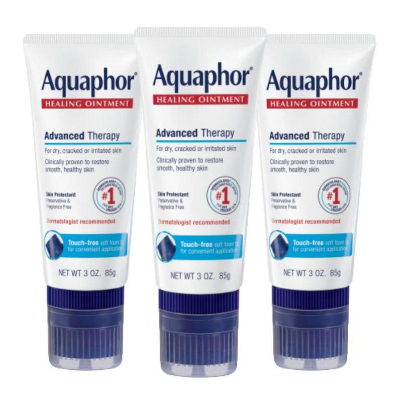 Photo 1 of Healing Ointment 3 pack Aquaphor advanced therapy