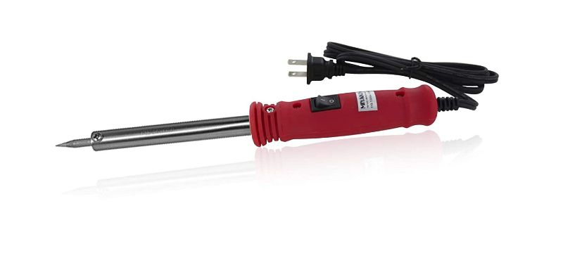 Photo 1 of MIYAKO USA 50 Watts Heavy Duty Soldering Iron, High-Performance Pencil Welder with Reinforced Plastic and Rubber Handle, Replaceable Tip and Power Switch (74B850)
