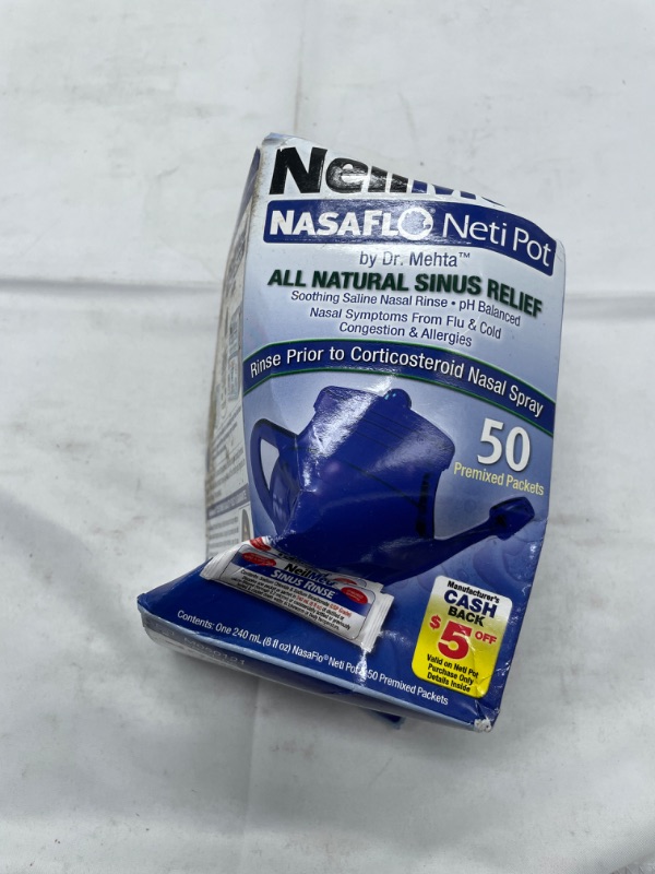 Photo 2 of NasaFlo Neti Pot Nasal Wash System with Refill Packets