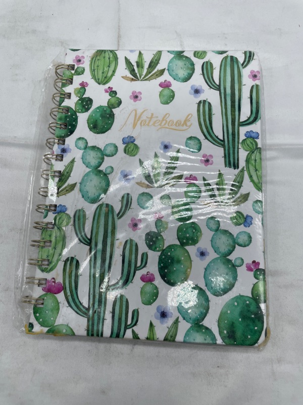 Photo 4 of Fresh Cactus - A5 Round Spiral Notebook - Ruled Notebook/Journal - Lined Journal - 5.83" X 8.27" Hardcover Books - College Ruled Spiral Notebook/Journal - Rough Draft Mini Spiral Notebook
