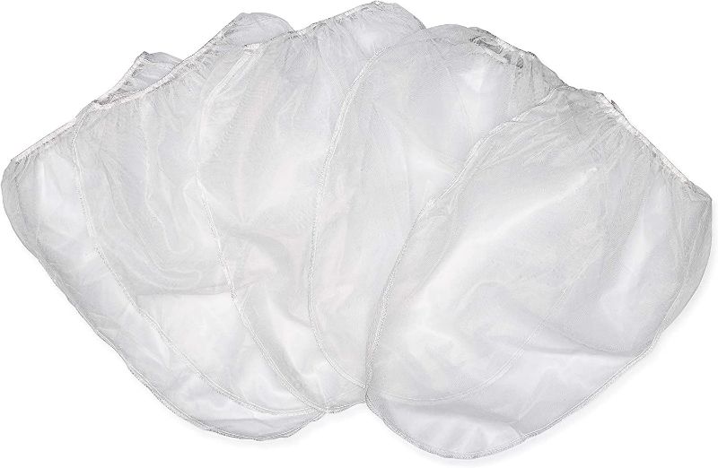 Photo 2 of 50 Pack Paint Strainer Bag (1 Gallon Bucket Size) - 200 Micron Fine Mesh Disposable Bag Filters with Elastic Top Opening - Perfect Filter Bags for Use with Paint Guns and Sprayers
