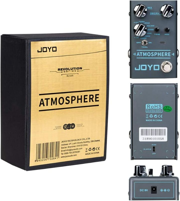 Photo 4 of JOYO R-14 ATMOSPHERE Reverb Electric Guitar Effect Pedal
