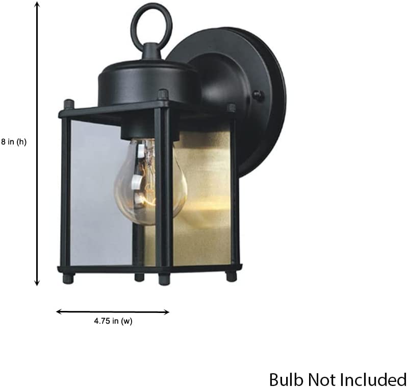 Photo 3 of Designers Fountain 1161-BK Value Collection Wall Lanterns, Black
