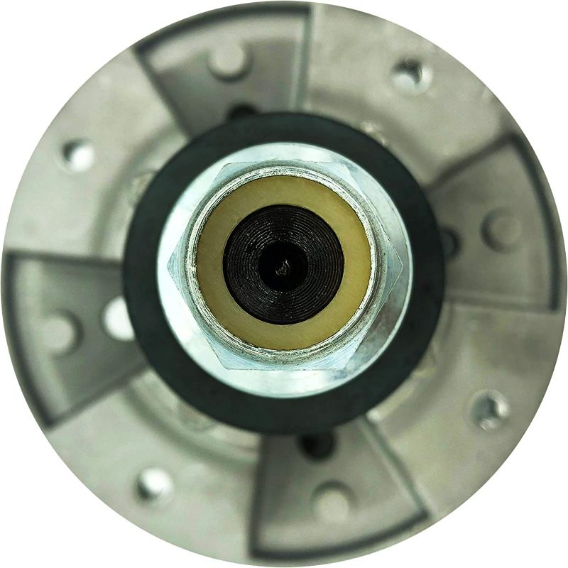 Photo 4 of AIC New Blade Spindle Assembly Replaces GY20050 GY20785 Oregon 82-356 Stens 285-093 L100, L107, L108, L110, L120, L130 with Mounting Bolt and Blade Mounting Bolt -M10, Mounting Holes are Threaded?
