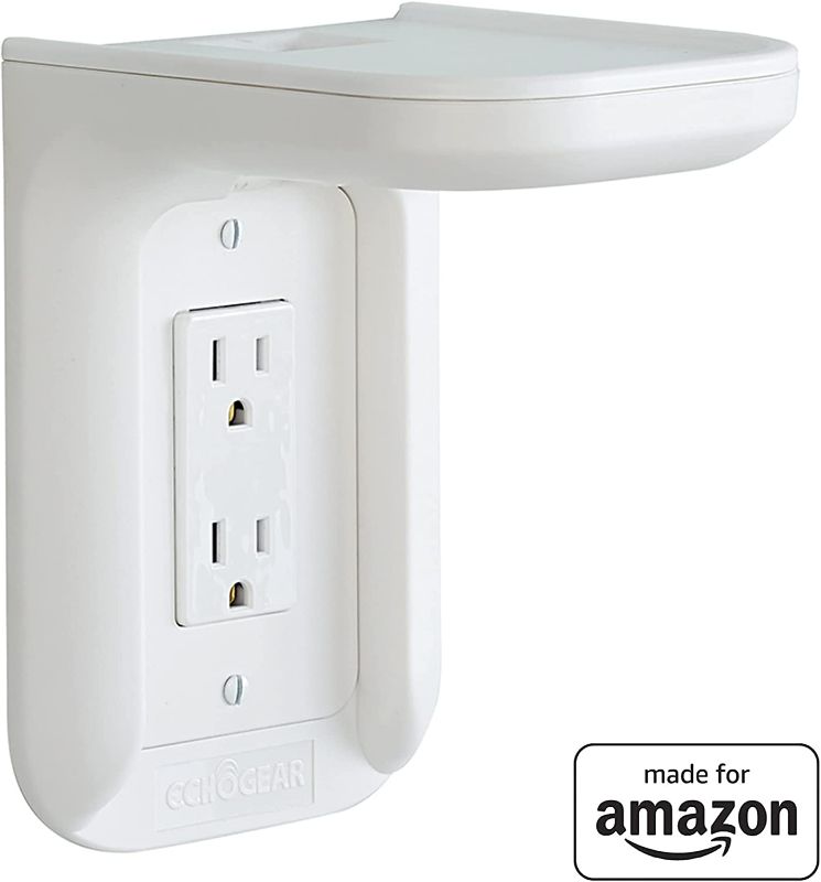 Photo 2 of Made for Amazon Outlet Shelf for Amazon Echo Devices - White
