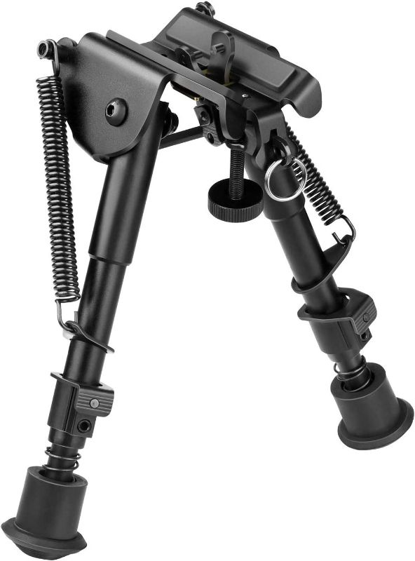 Photo 2 of CVLIFE Rifle Bipod, 6-9 Inch Adjustable Super Duty Tactical Bipod
