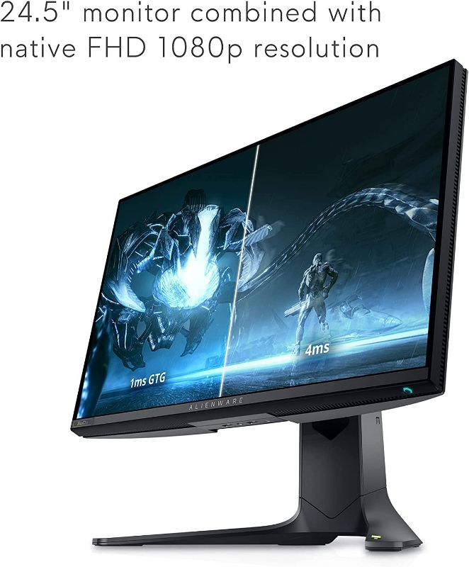 Photo 4 of Alienware AW2521H 25" Full HD LED LCD Monitor - 16:9

16:9 widescreen resolution perfect for watching movies, playing video games and getting on with office work
Aspect Ratio is 21:9; Viewing Angle is 178º (H) / 178º (V); Brightness is 400 cd/m²
LED backl