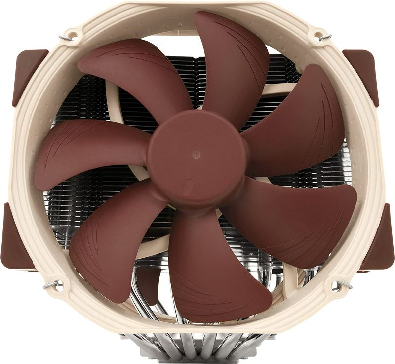 Photo 1 of Noctua NH-D15, Premium CPU Cooler with 2X NF-A15 PWM 140mm Fans (Brown)

