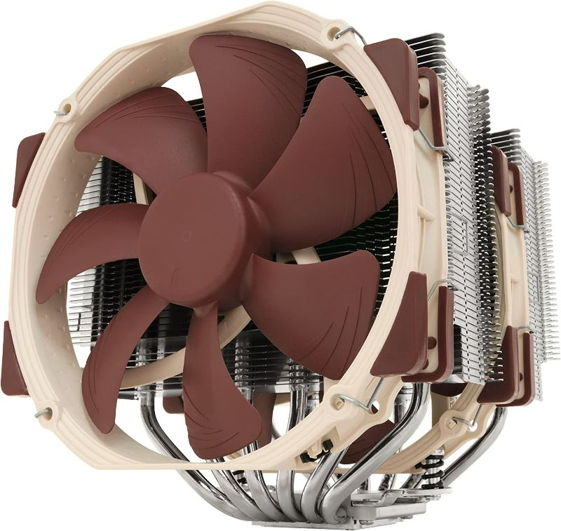 Photo 2 of Noctua NH-D15, Premium CPU Cooler with 2X NF-A15 PWM 140mm Fans (Brown)
