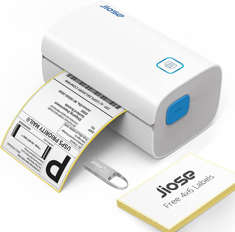 Photo 1 of Jiose Thermal Label Printer - 4x6 Label Printer for Small Business Shipping Packages - One-Click Printing on Windows Mac Chrome Systems,Support USPS Shopify Ebay etc

