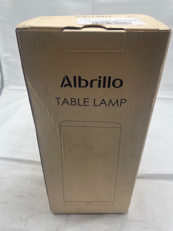 Photo 2 of ALBRILLO TABLE LAMP - TOUCH SENSOR BEDSIDE LAMP, DIMMABLE WARM WITH TOUCH LAMP AN DRGB COLOR CHANGING NIGHTSTAND
