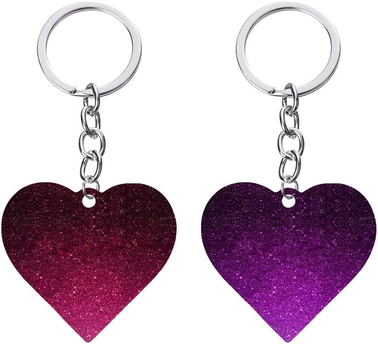 Photo 3 of Nifocc Big Heart Shape Silicone Mold Large Love Heart Keychain Charms Epoxy Resin Molds Casting Molds with Hole for DIY Crafts Making - 2 PCS
